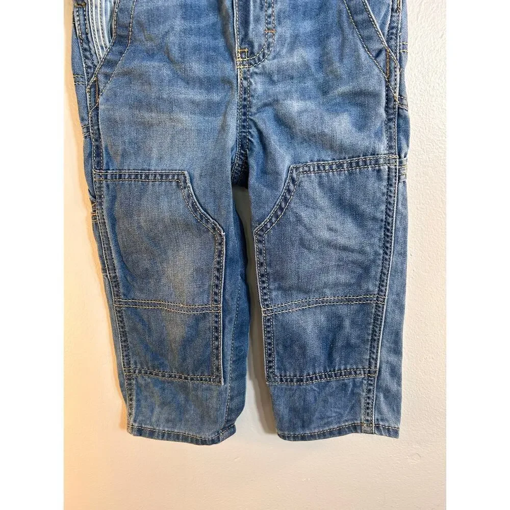 OSHKOSH B’GOSH Unisex Toddler Jean Bib Overalls / Size: 24 Months